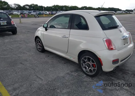 2015 Fiat 500 Sport из США, поврежденный, VIN 3C3CFFBR0FT741467